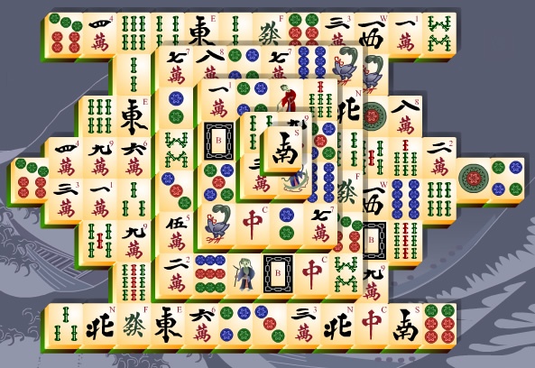 Klassisches Mahjong Solitaire Layout