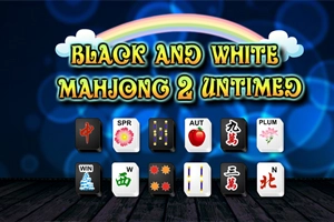 Mahjong Black White 2 (keine Zeit)