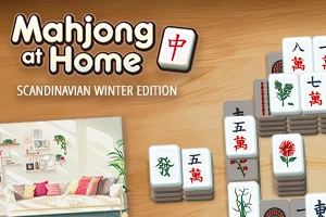 Mahjong zu Hause - Skandinavischer Winter