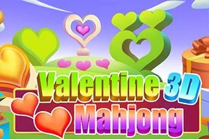 3D Mahjong zum Valentinstag